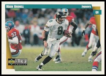 1997 Collector's Choice Jacksonville Jaguars JA4 Mark Brunell